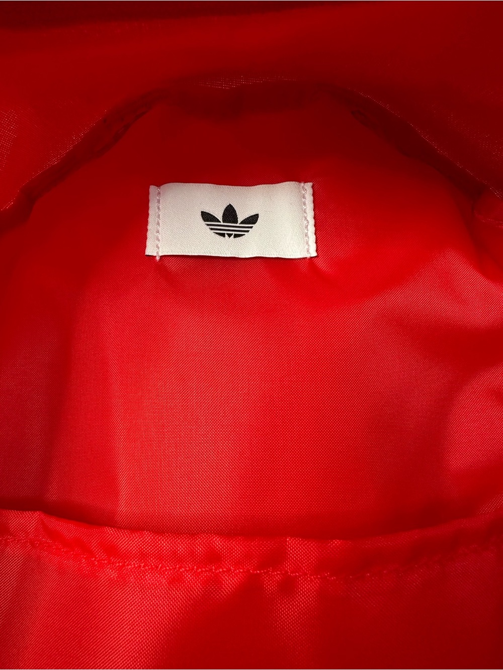 adidas Red Backpack with White Trefoil Logo - Picture 4 of 7